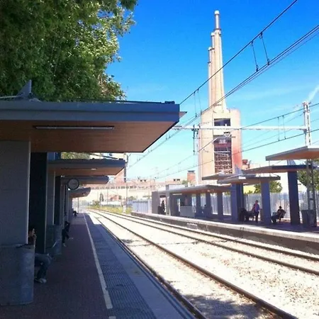 Atico A 15 Min En Tren Del Centro Apartment Sant Adria de Besos